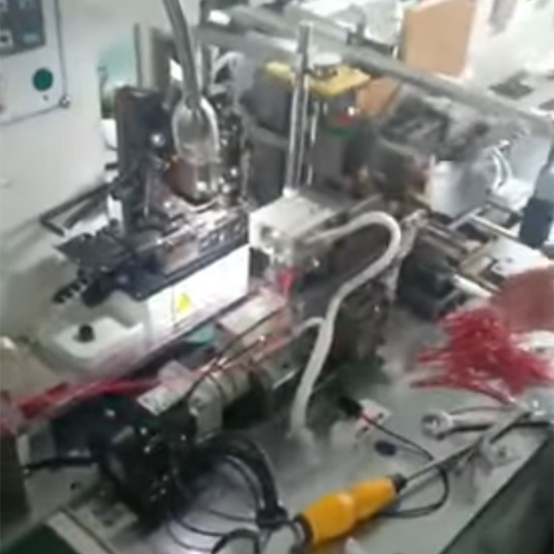 3Q Automatique Double-tête Stripping et sertissage Dip Tin Machine vidéo